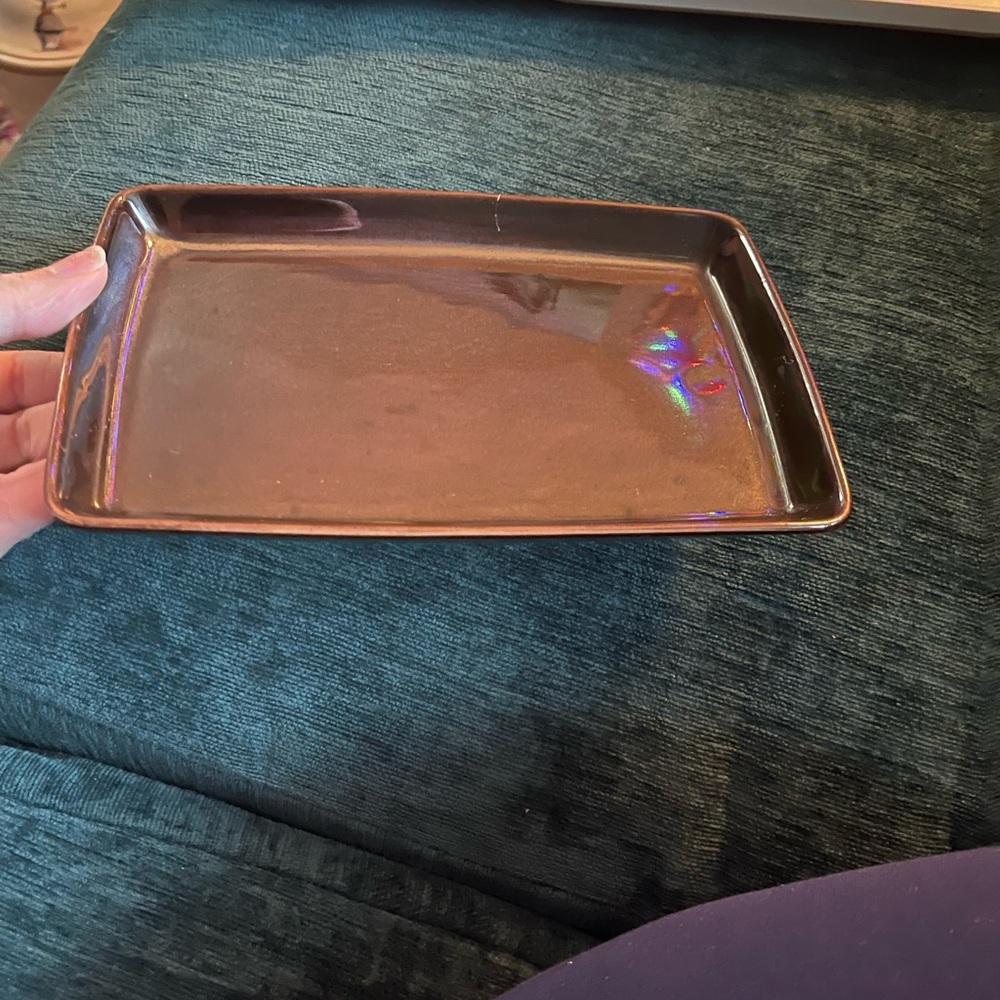 Hall vintage Rectangular brown Tray